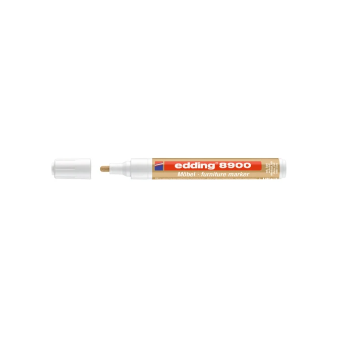 Viltstift edding 8900 meubel rond 1.5-2mm licht eikenhout blister1st
