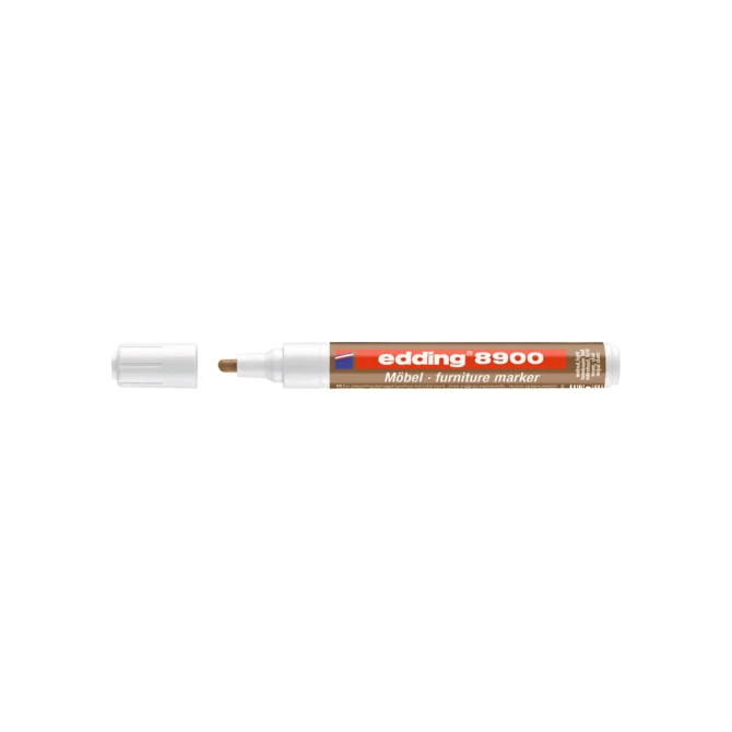 Viltstift edding 8900 meubel rond 1.5-2mm licht notenhout blister 1st