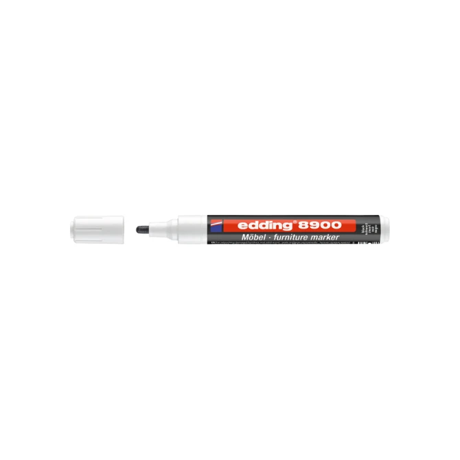 Viltstift edding 8900 meubel rond 1.5-2mm zwart blister à 1 stuk
