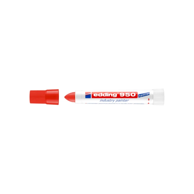 Viltstift edding 950 pastamarker industry rond 10mm rood