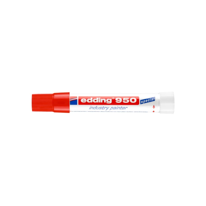 Viltstift edding 950 pastamarker industry rond 10mm rood