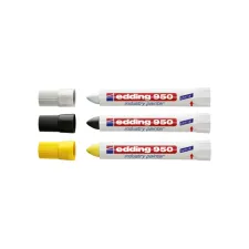 Viltstift edding 950 pastamarker industry rond 10mm zwart