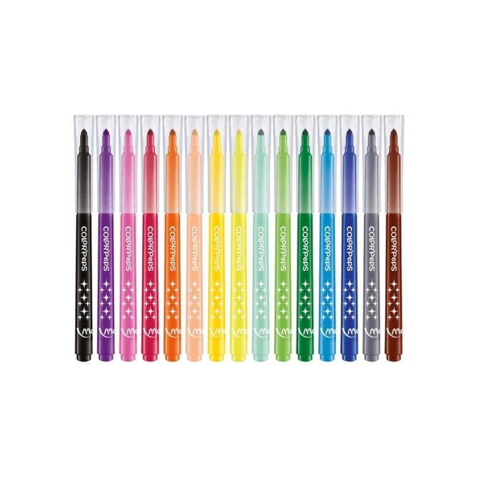Viltstift Maped Color'Peps Long Life set á 15 kleuren