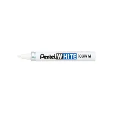 Viltstift Pentel 100W rond 2.2mm wit