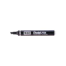 Viltstift Pentel N60 schuin 1.2-6mm zwart