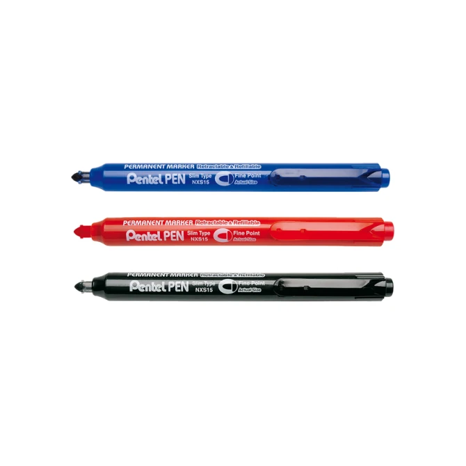 Viltstift Pentel NXS15 1mm rood