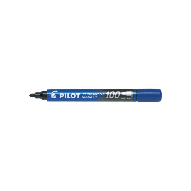 Viltstift PILOT 100 rond fijn blauw