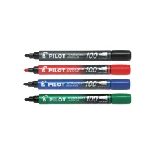 Viltstift PILOT 100 rond fijn rood