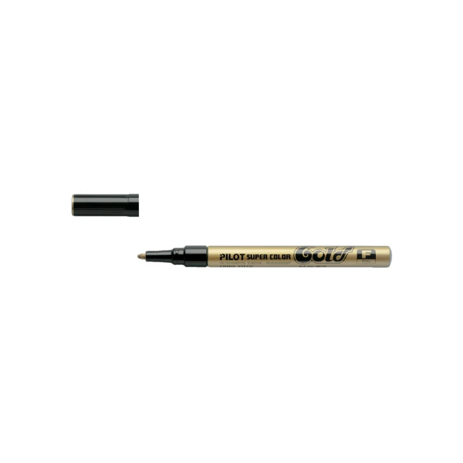 Viltstift PILOT Super Color lakmarker fijn goud
