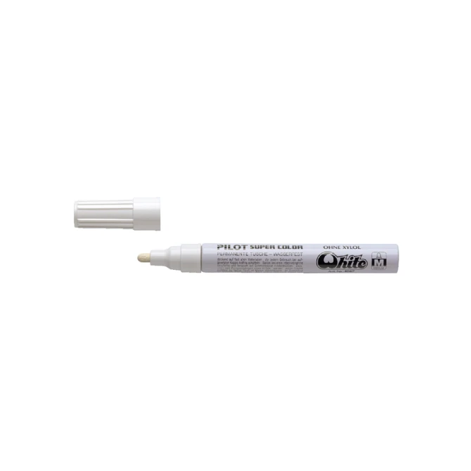 Viltstift PILOT Super Color lakmarker medium wit