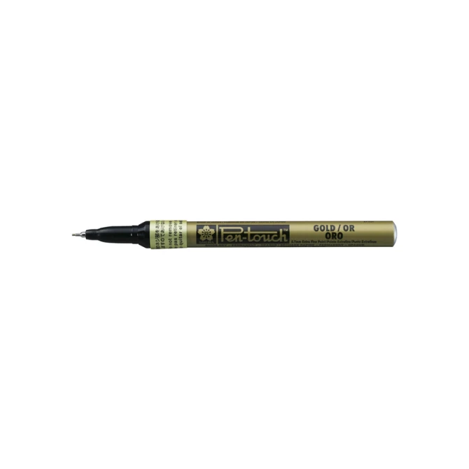Viltstift Sakura Pen-touch extra fijn goud
