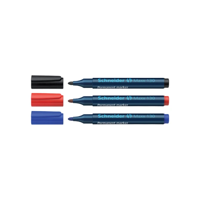 Viltstift Schneider Maxx 130 rond 1-3mm blauw