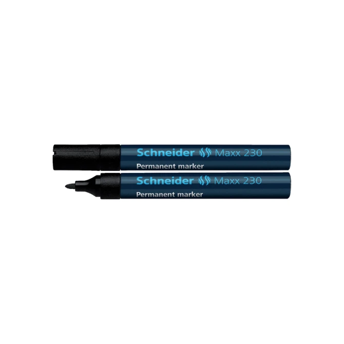 Viltstift Schneider Maxx 230 rond 1-3mm zwart