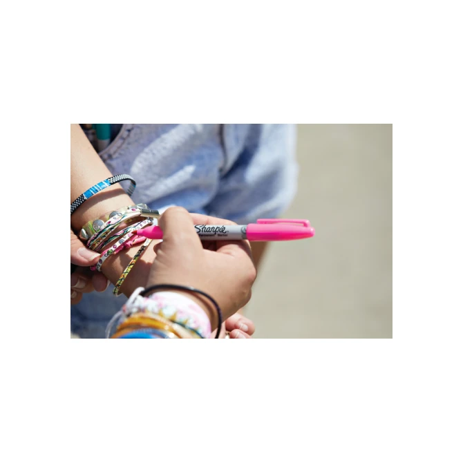 Viltstift Sharpie rond fijn assorti blister à 12 stuks