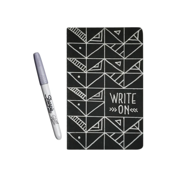 Viltstift Sharpie rond fijn metallic zilver blister à 1 stuk