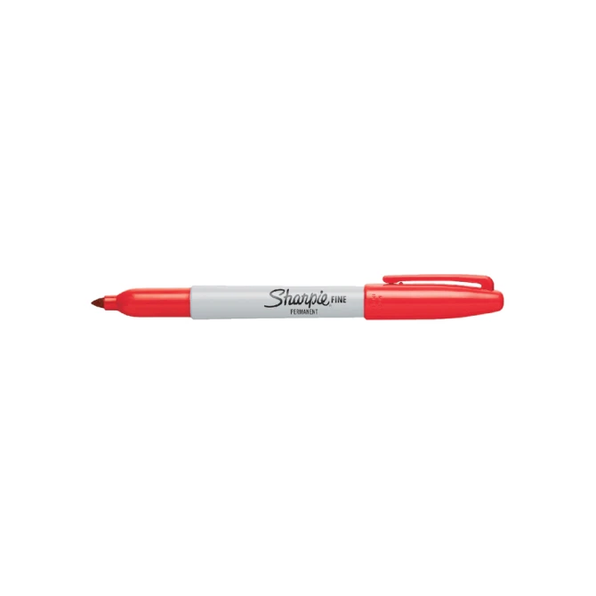Viltstift Sharpie rond fijn rood
