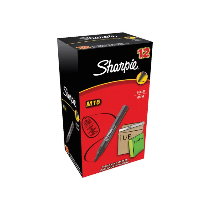 Viltstift Sharpie rond M15 1.8mm zwart