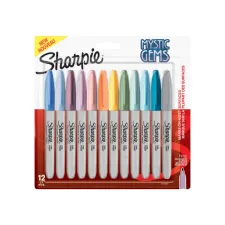 Viltstift Sharpie rond Mystic Gems assorti blister à 12 stuks