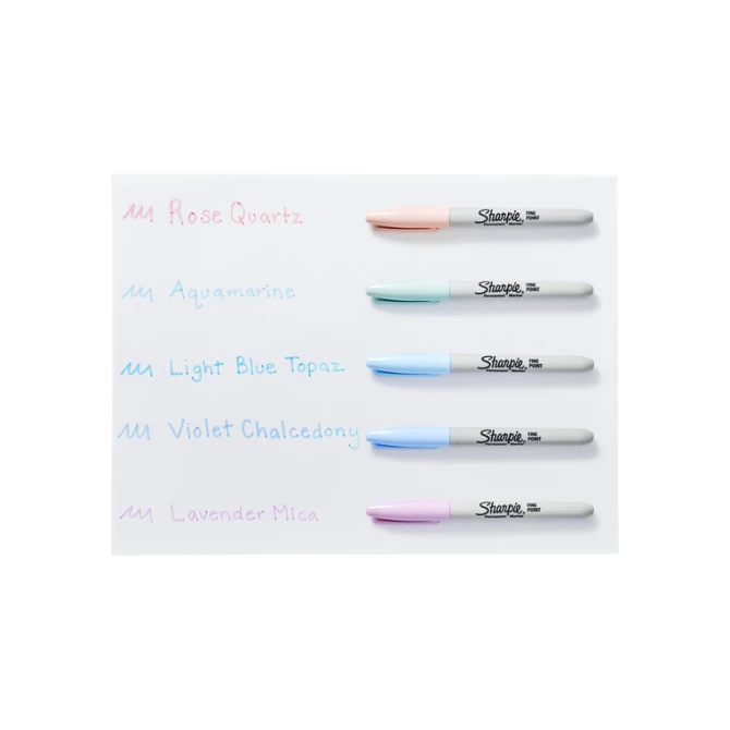 Viltstift Sharpie rond Mystic Gems assorti blister à 12 stuks