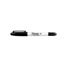 Viltstift Sharpie rond Twin tip ultra fijn & F zwart blister à 1 stuk