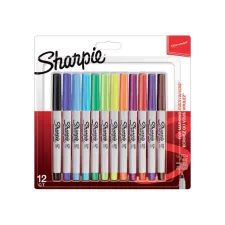 Viltstift Sharpie rond ultra fine fun assorti blister à 12 stuks