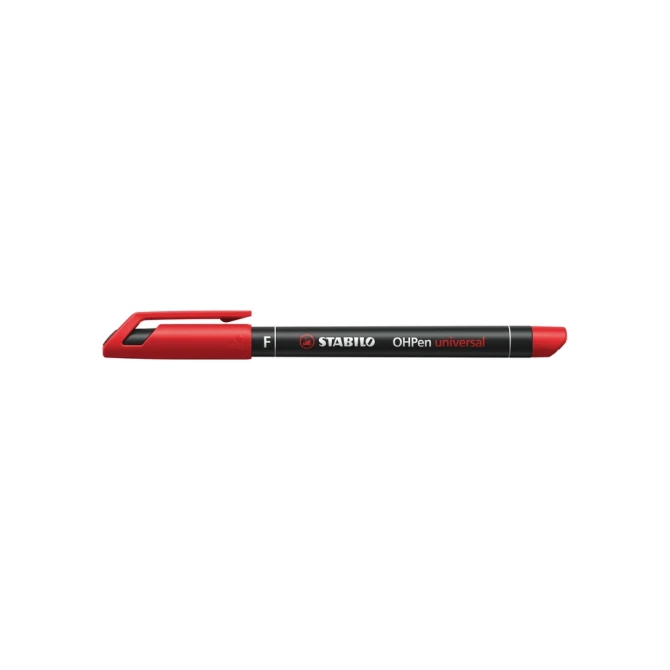 Viltstift STABILO OHpen 842/40 permanent rond fijn rood