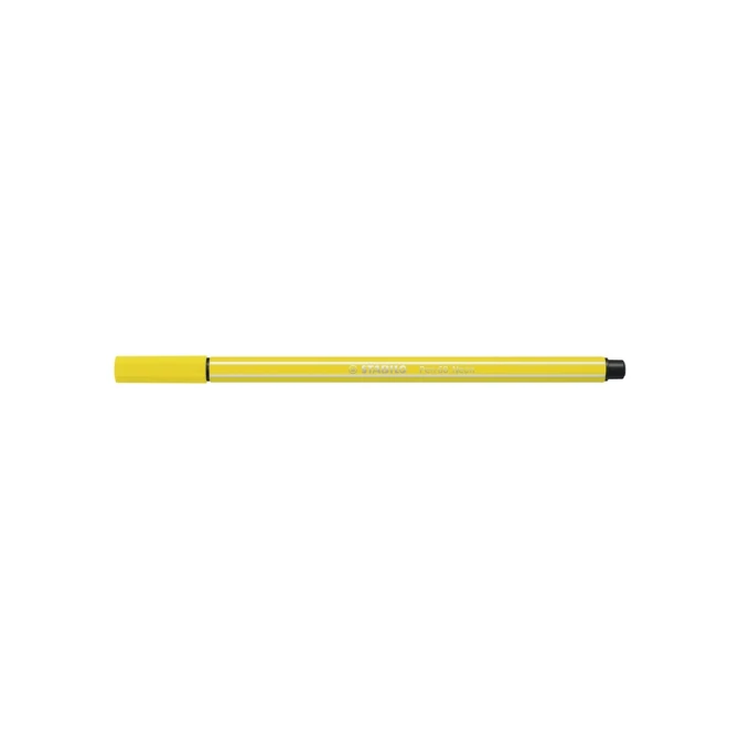 Viltstift STABILO Pen 68/024 medium neon geel