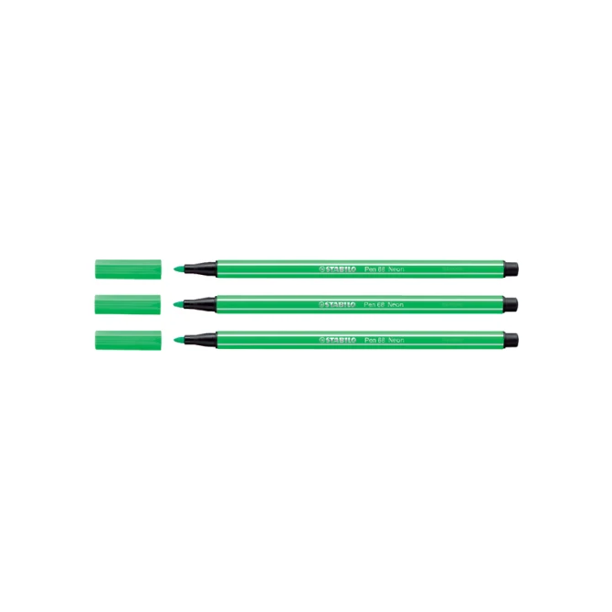 Viltstift STABILO Pen 68/033 medium neon groen