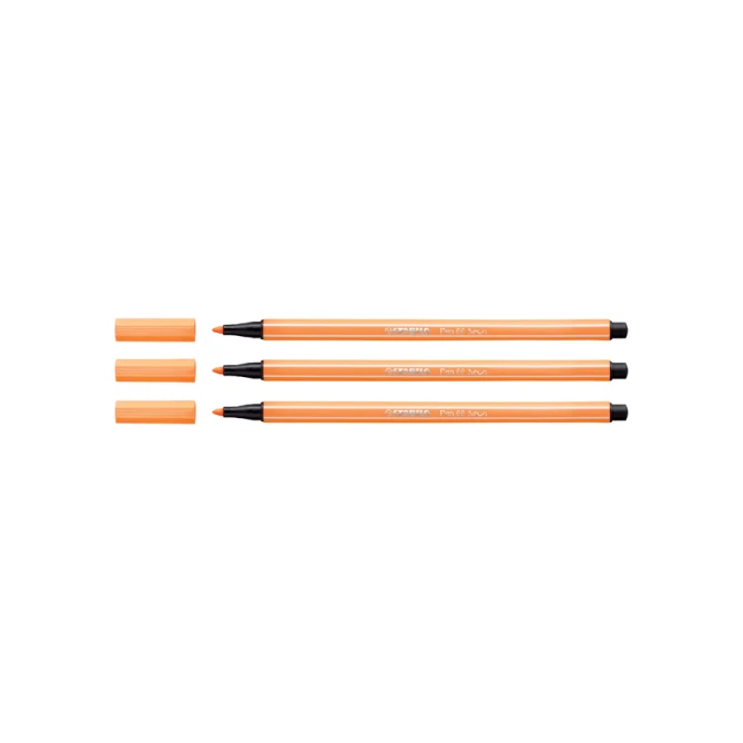 Viltstift STABILO Pen 68/054 medium neon oranje