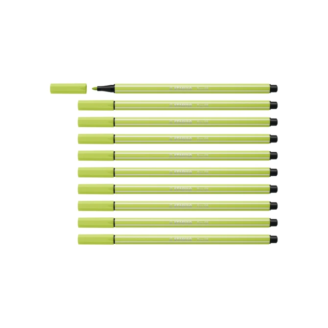 Viltstift STABILO Pen 68/14 medium vleugje limoen