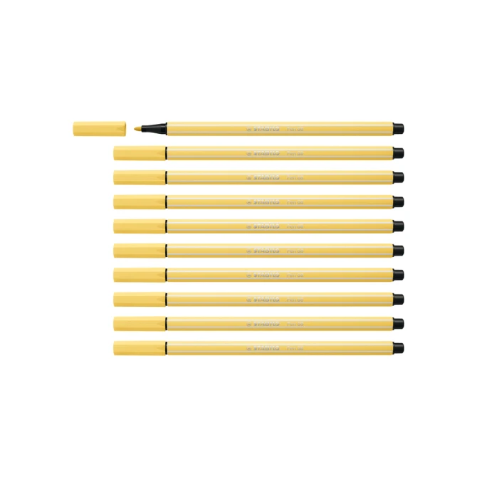 Viltstift STABILO Pen 68/23 medium lichtgeel