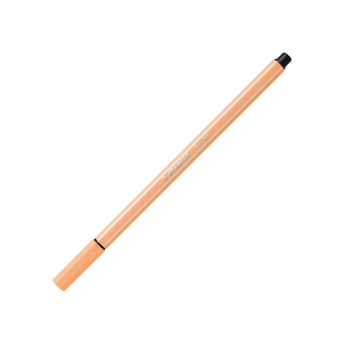 Viltstift STABILO Pen 68/25 medium pastel oranje
