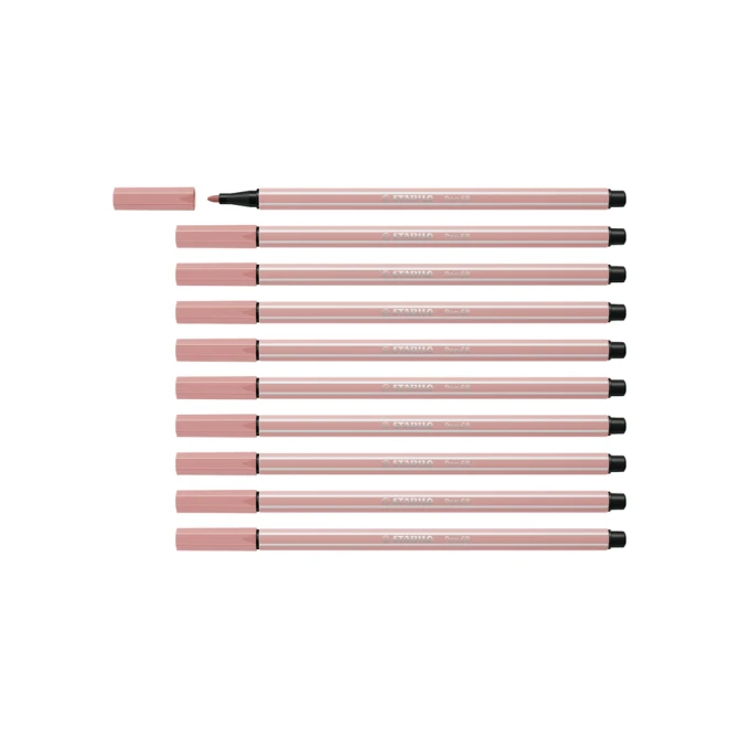Viltstift STABILO Pen 68/28 medium donkerblush