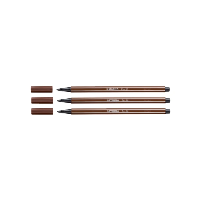 Viltstift STABILO Pen 68/45 medium bruin