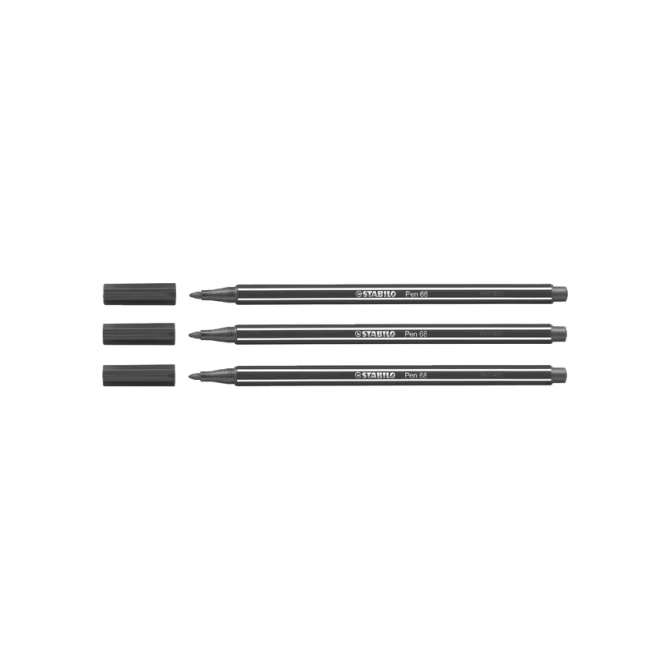 Viltstift STABILO Pen 68/46 medium zwart