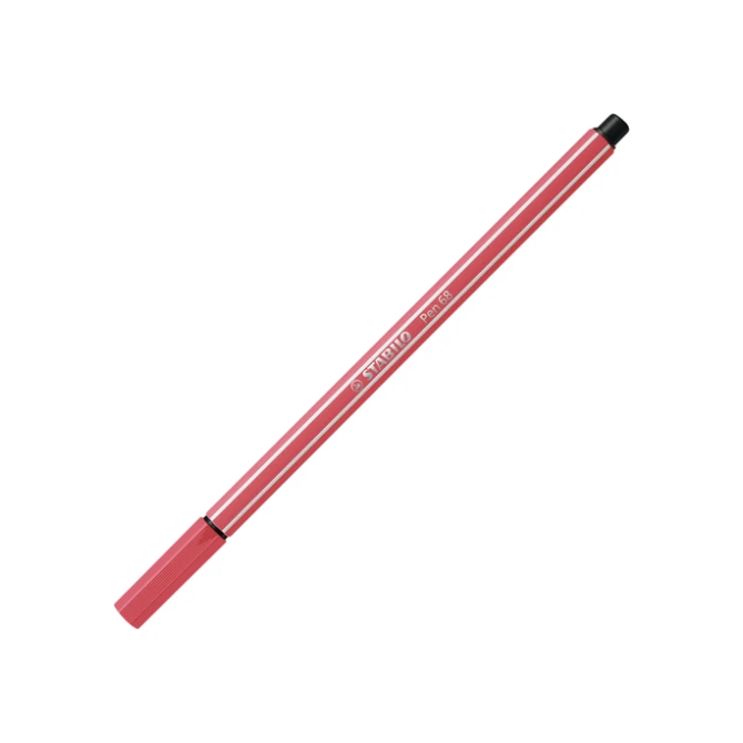 Viltstift STABILO Pen 68/47 medium roestig rood