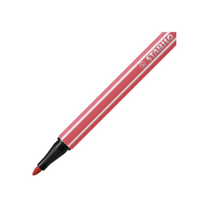 Viltstift STABILO Pen 68/47 medium roestig rood