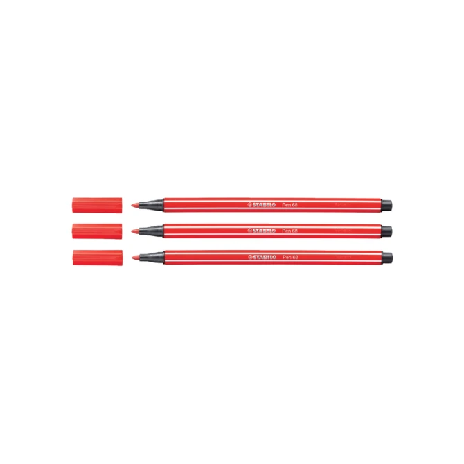 Viltstift STABILO Pen 68/48 medium karmijnrood
