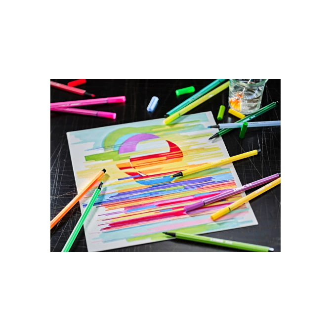 Viltstift STABILO Pen 68/48 medium karmijnrood