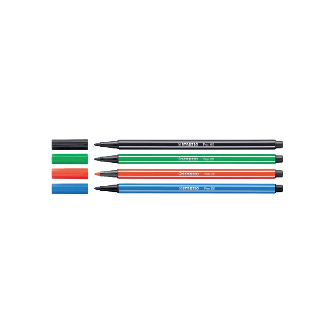Viltstift STABILO Pen 68/56 medium rozerood