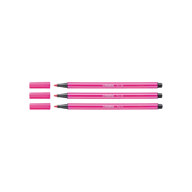 Viltstift STABILO Pen 68/56 medium rozerood