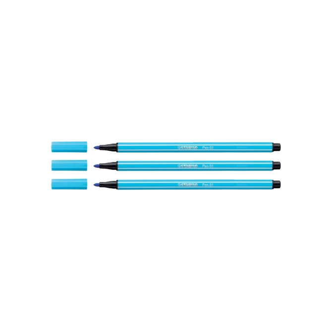 Viltstift STABILO Pen 68/57 medium azuurblauw