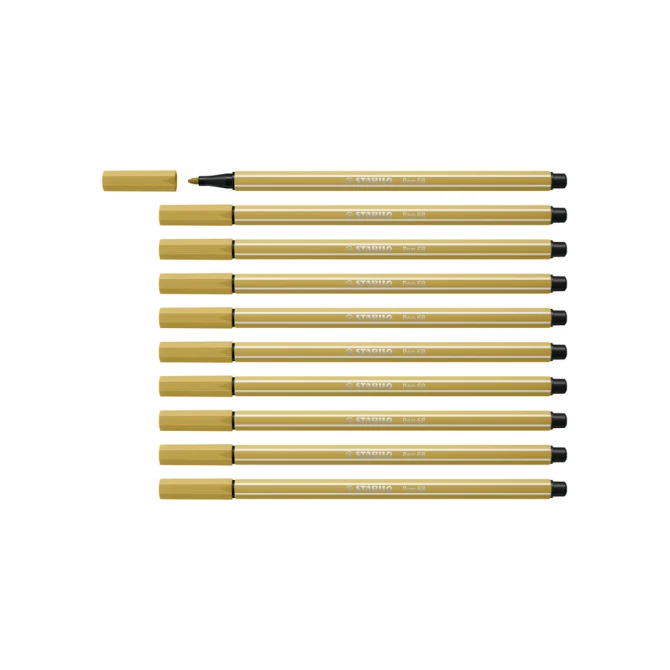 Viltstift STABILO Pen 68/66 medium khaki
