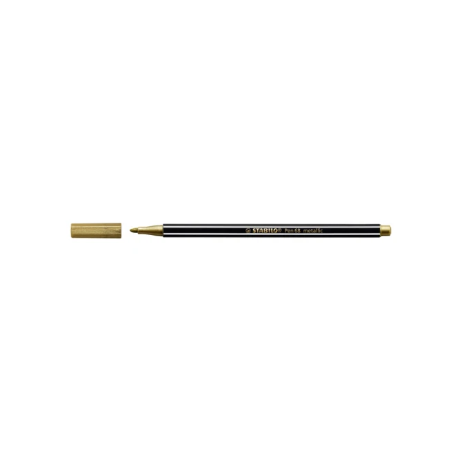 Viltstift STABILO Pen 68/810 medium metallic goud