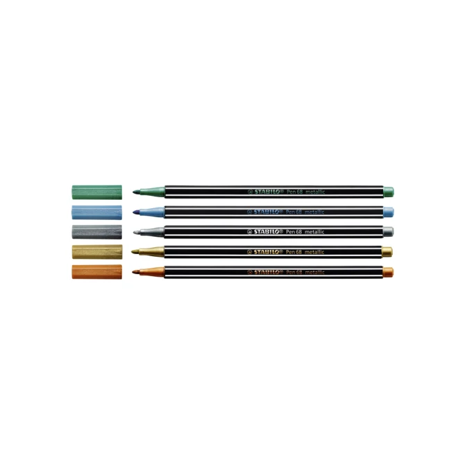 Viltstift STABILO Pen 68/820 medium metallic koper