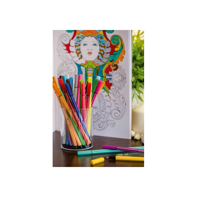 Viltstift STABILO Pen 68/88 medium licht oker