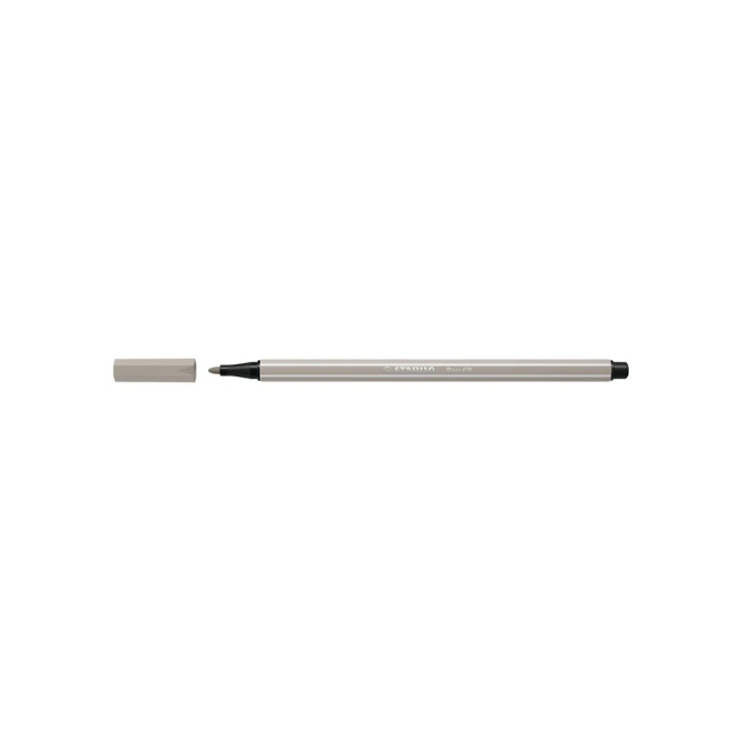 Viltstift STABILO Pen 68/93 medium  warm grijs