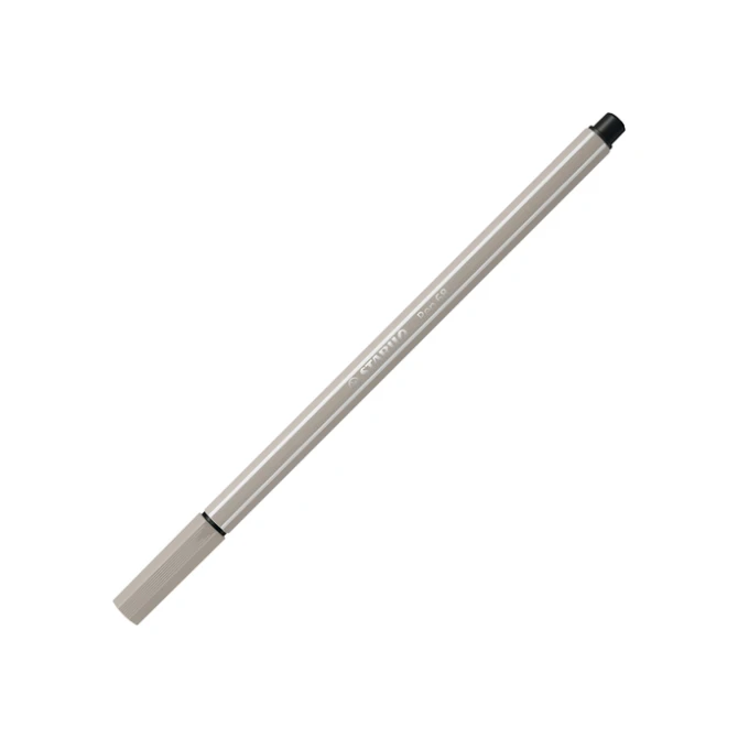 Viltstift STABILO Pen 68/93 medium  warm grijs