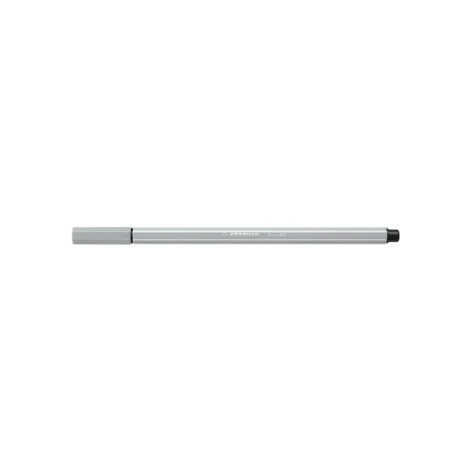 Viltstift STABILO Pen 68/94 medium lichtgrijs