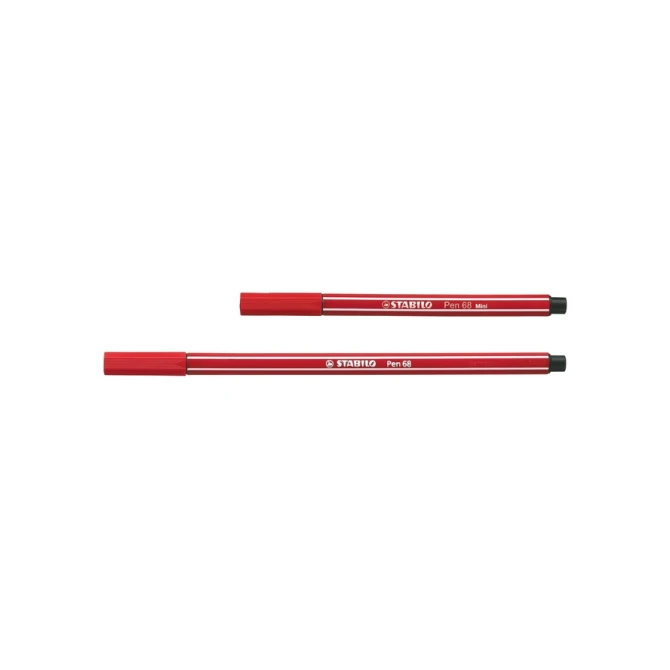 Viltstift STABILO Pen 68 Animal Vibes mini medium assorti blister à 8 stuks